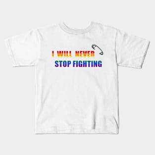 Safety Pin Movement Shirt Kids T-Shirt